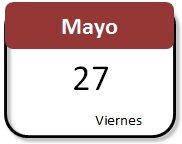 27 de mayo - calendario